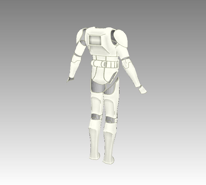 clone trooper armor pepakura